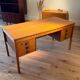 Bureau scandinave vintage en chêne doré "Jonas"