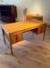 Vintage Scandinavian oak desk "Jonas" in golden oak.