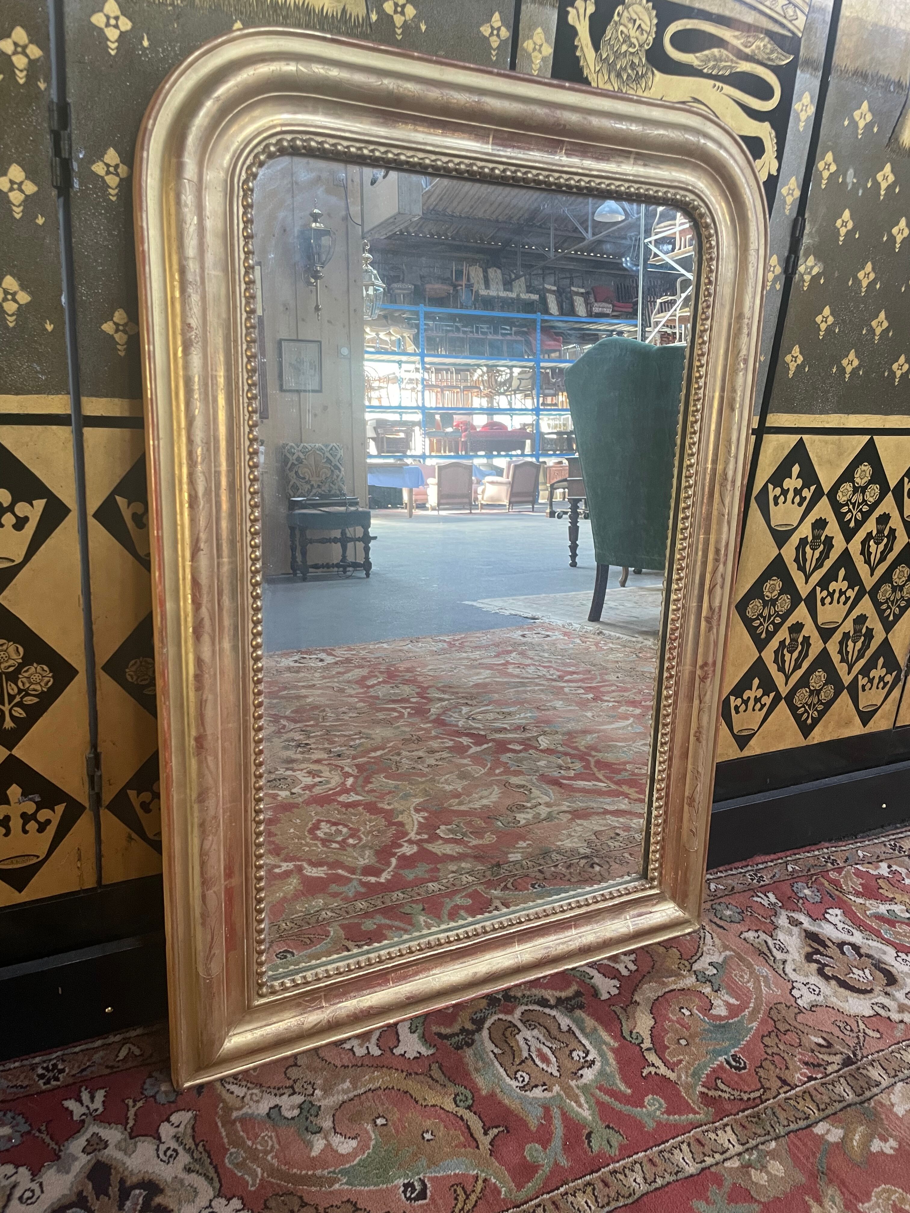 Louis Philippe era mirror 100x69cm