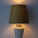 Vintage Art Deco Table Lamp by Royal Delft, Hand-Painted Ceramic