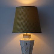 Lampe de table Art Déco vintage par Royal Delft, céramique peinte à la main