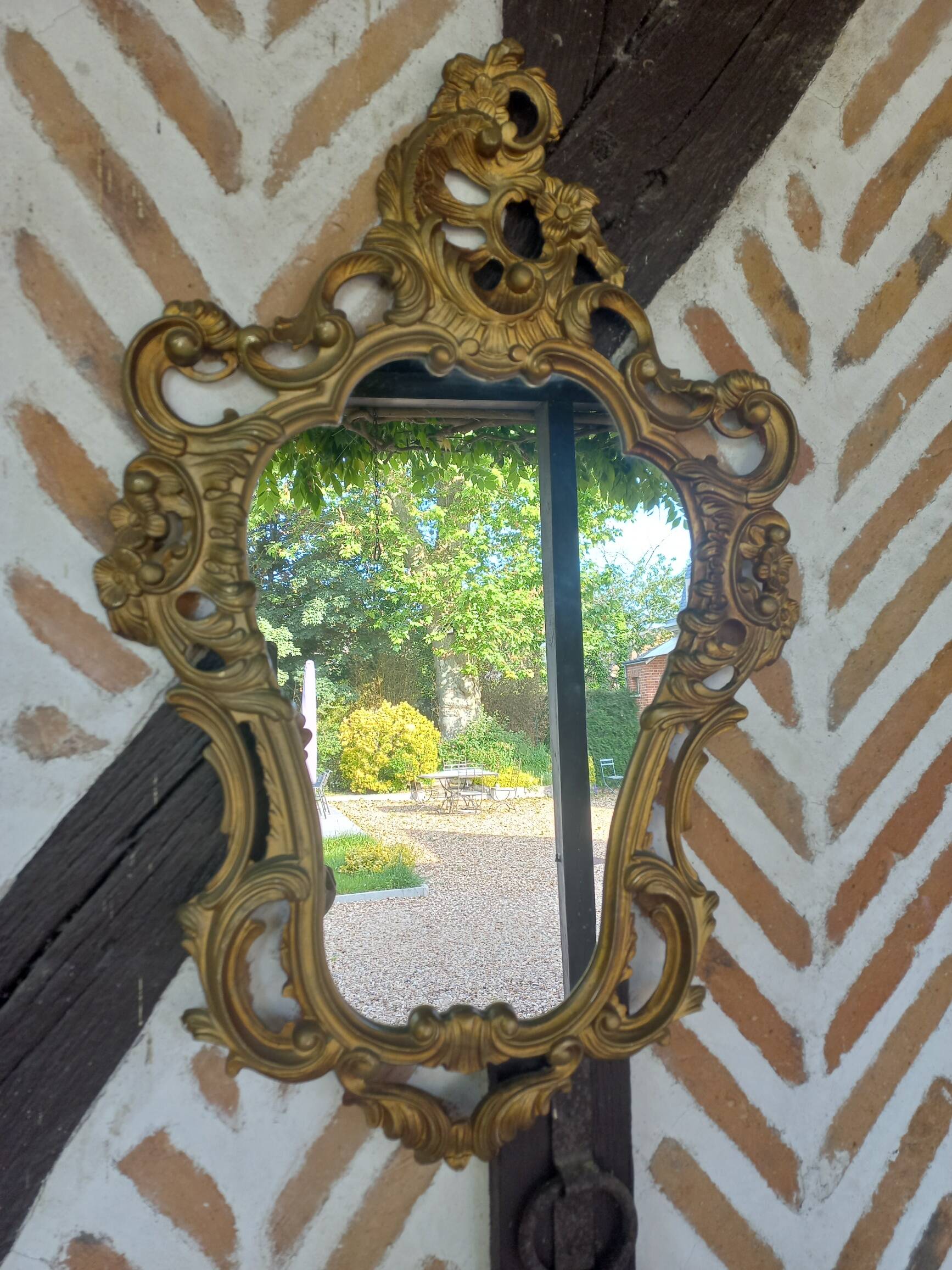 Louis XV style rococo mirror