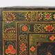 Antique wooden trunk with peony illustrations (China, circa 1900) #5