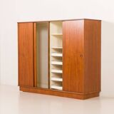 Danish mid-century teak wardrobe by Laurbjerg Mobelfabrik, 1970s