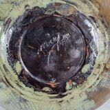 Stoneware salad bowl signed Anne Marie Sybesma De Bay, aka MIEP La Borne