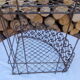 Iron corner shelf