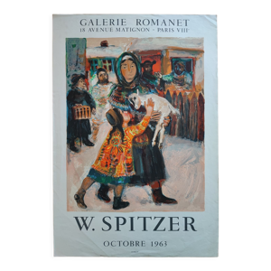 Walter Spitzer Affiche Exposition