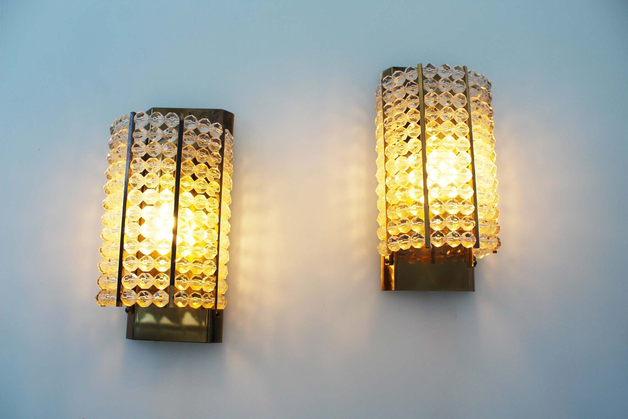 Austrian set of wall lamps by Emil Stejnar for Rupert Nikoll