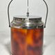 Acrylic and metal ice bucket. Spain, 1970s.