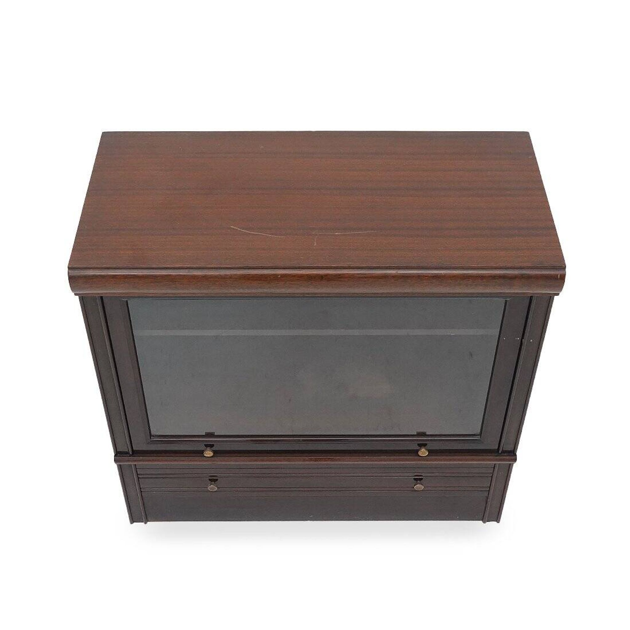 Buffet MD avec porte en verre et tiroir, années 1970