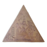 Hiéroglyphe de la pyramide égyptienne.