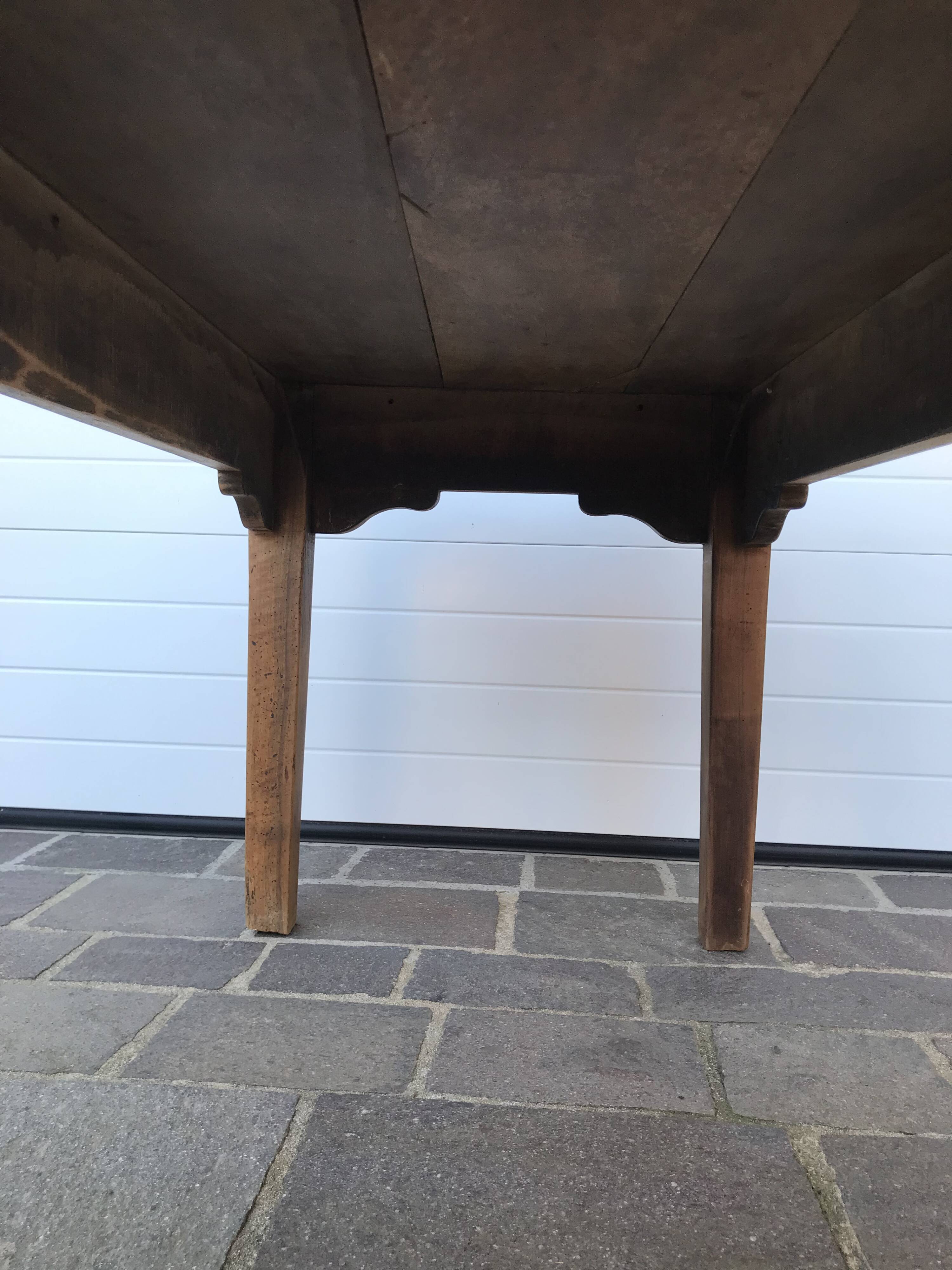 Walnut farmhouse table