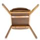 Mid-Century Beech Wood and Tobacco Velvet Jar Chair Wool Millais by Dedar, Poland, 1960s