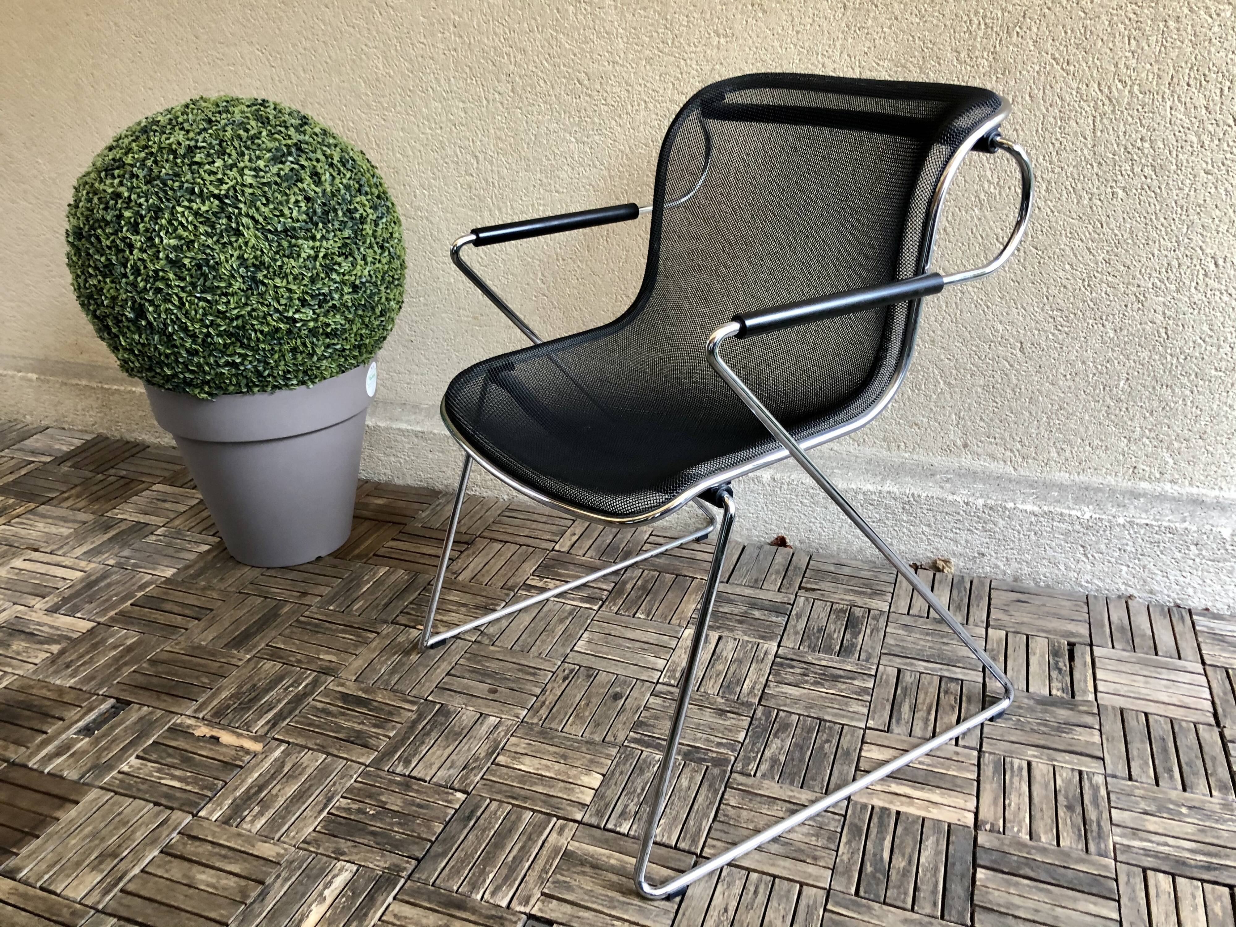 Chair Charles Pollock Penelope edition Anonima Castelli 1982