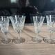 4 antique stemmed glasses