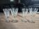 4 antique stemmed glasses