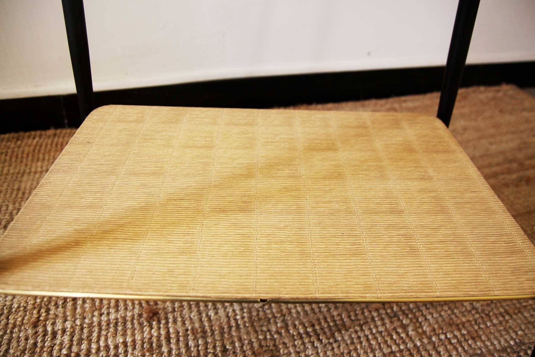 Vintage trolley on wheels