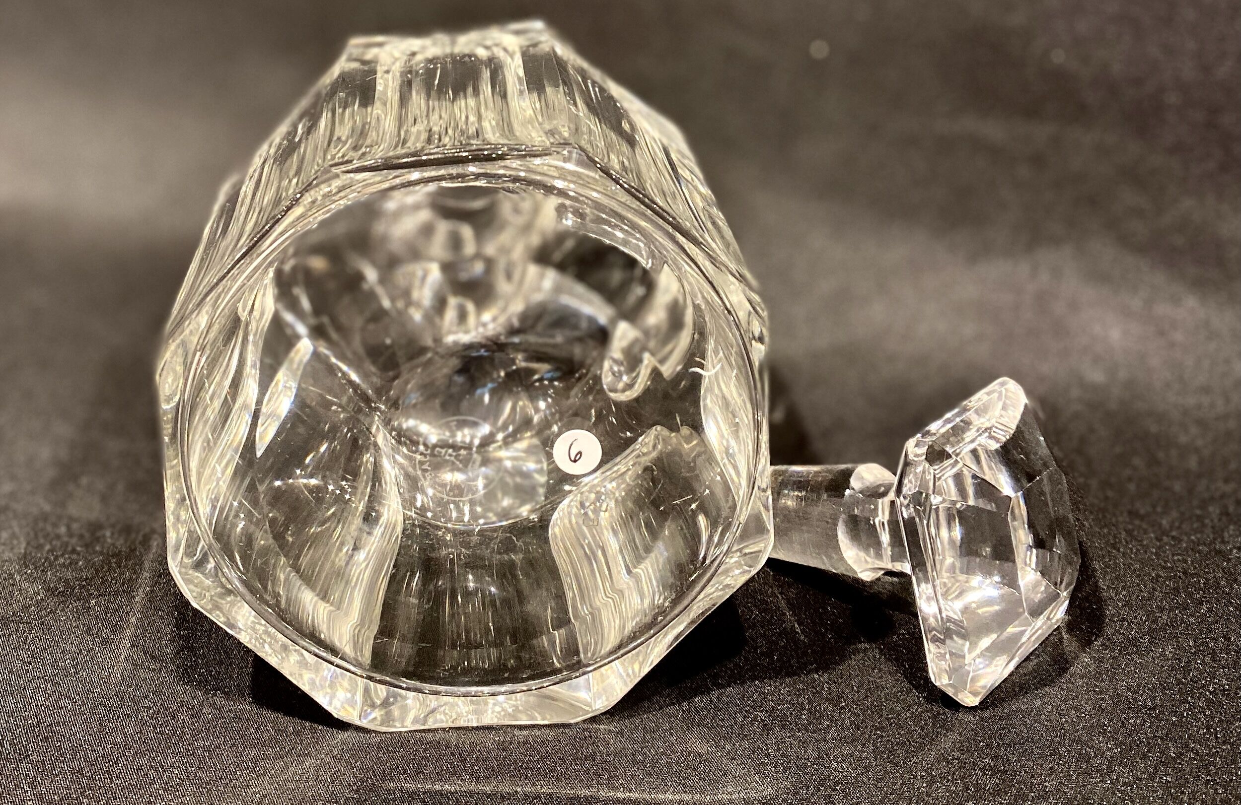 Baccarat liqueur decanter from the 1930s