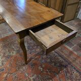 Table de ferme en merisier massif xixème