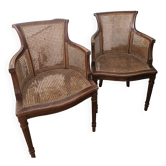 Louis XVI style armchairs