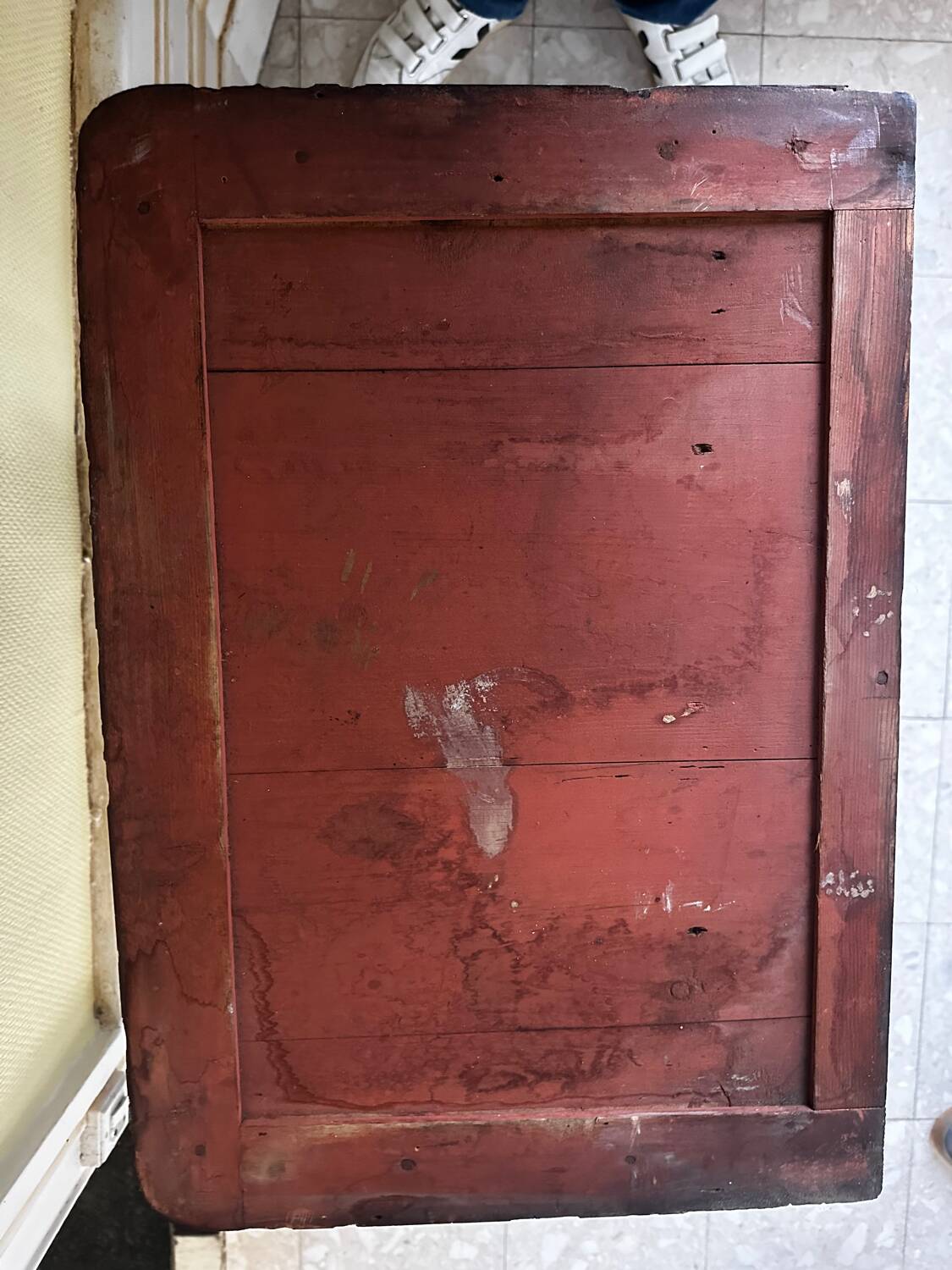 Console époque Restauration en Acajou et marbre