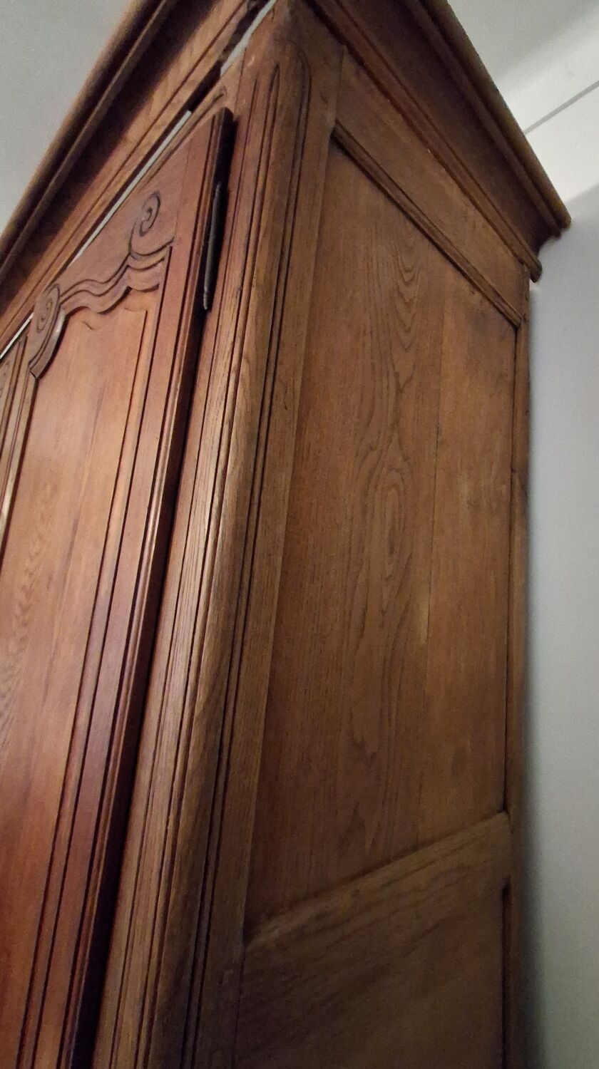 Norman oak stripped wardrobe