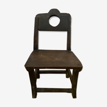 Solid wooden chair