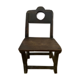 Solid wooden chair