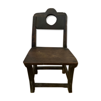 Solid wooden chair