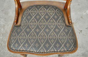 Vintage ash dining chairs, 1920