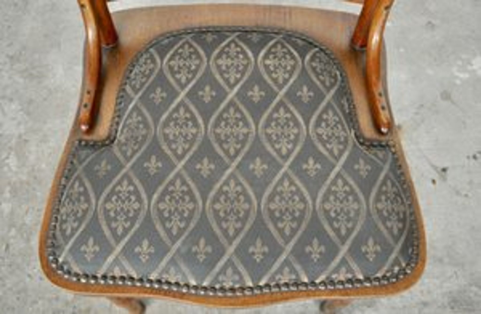 Vintage ash dining chairs, 1920