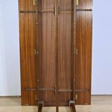 Important Shuttered Table in Sapelli Mahogany, Directoire style – 1970