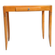 Vintage Scandinavian-style wooden table with drawer, 1950s-60s.