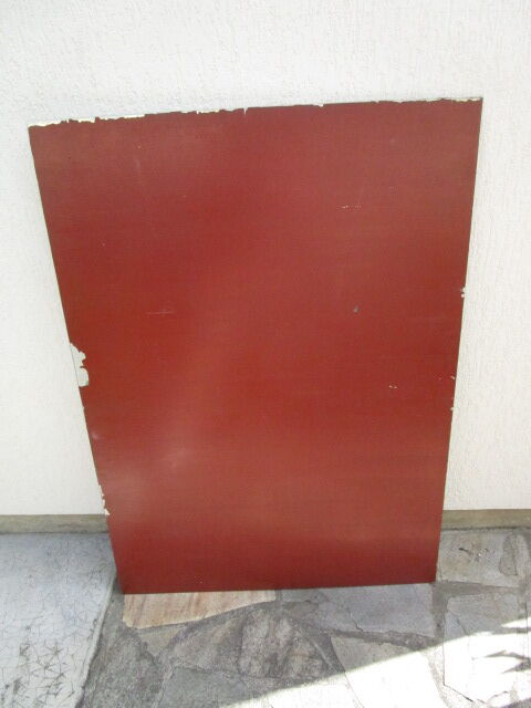 Rectangular old bevelled mirror - 116x84cm