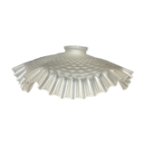 Pleated lampshade frosted glass ceiling