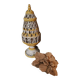 Vintage night light in perforated terracotta - Hand-painted