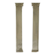 Pair of Renaissance pilasters in Serena stone, Italy, 16th century