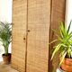 Cane and bamboo wardrobe