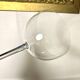 Two giant champagne tasting glasses Baccarat