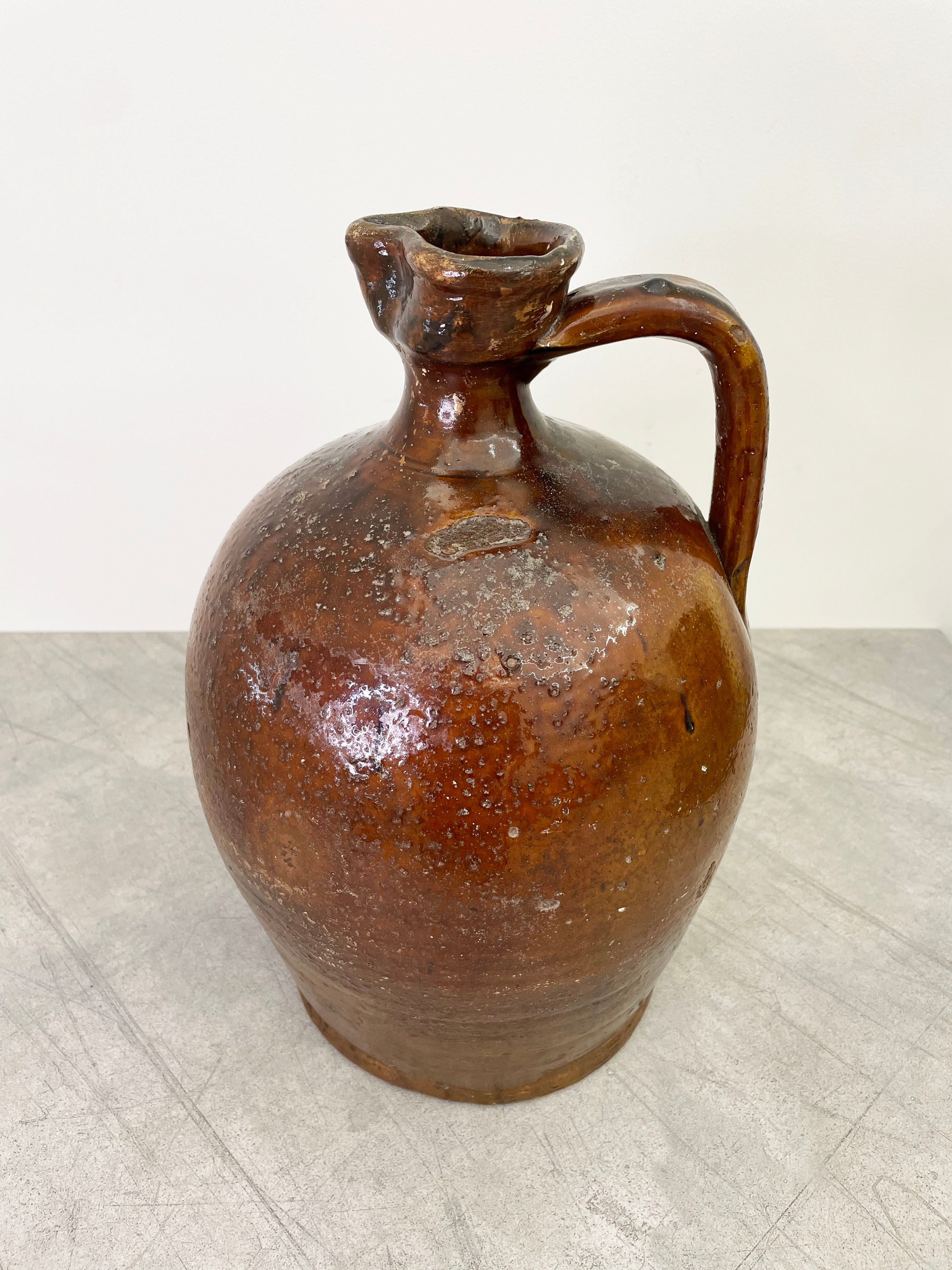 Antique Large Terracotta Jug