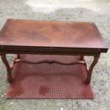 Modular vintage oak coffee table with Albert Ducrot's magical system