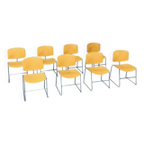Max Stacker Conference & Office Chairs by Steelcase Strafor, 1980s, Set of 8