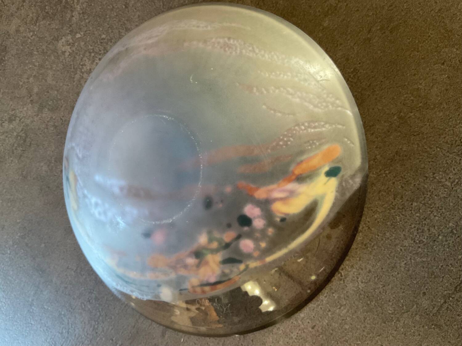Vintage Murano glass empty pocket signed