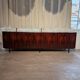 Scandinavian row in rosewood from Rio circa 1960