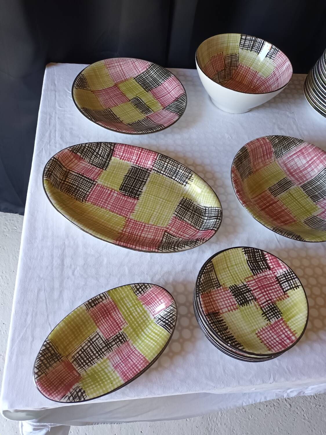 Service vintage Sarreguemines