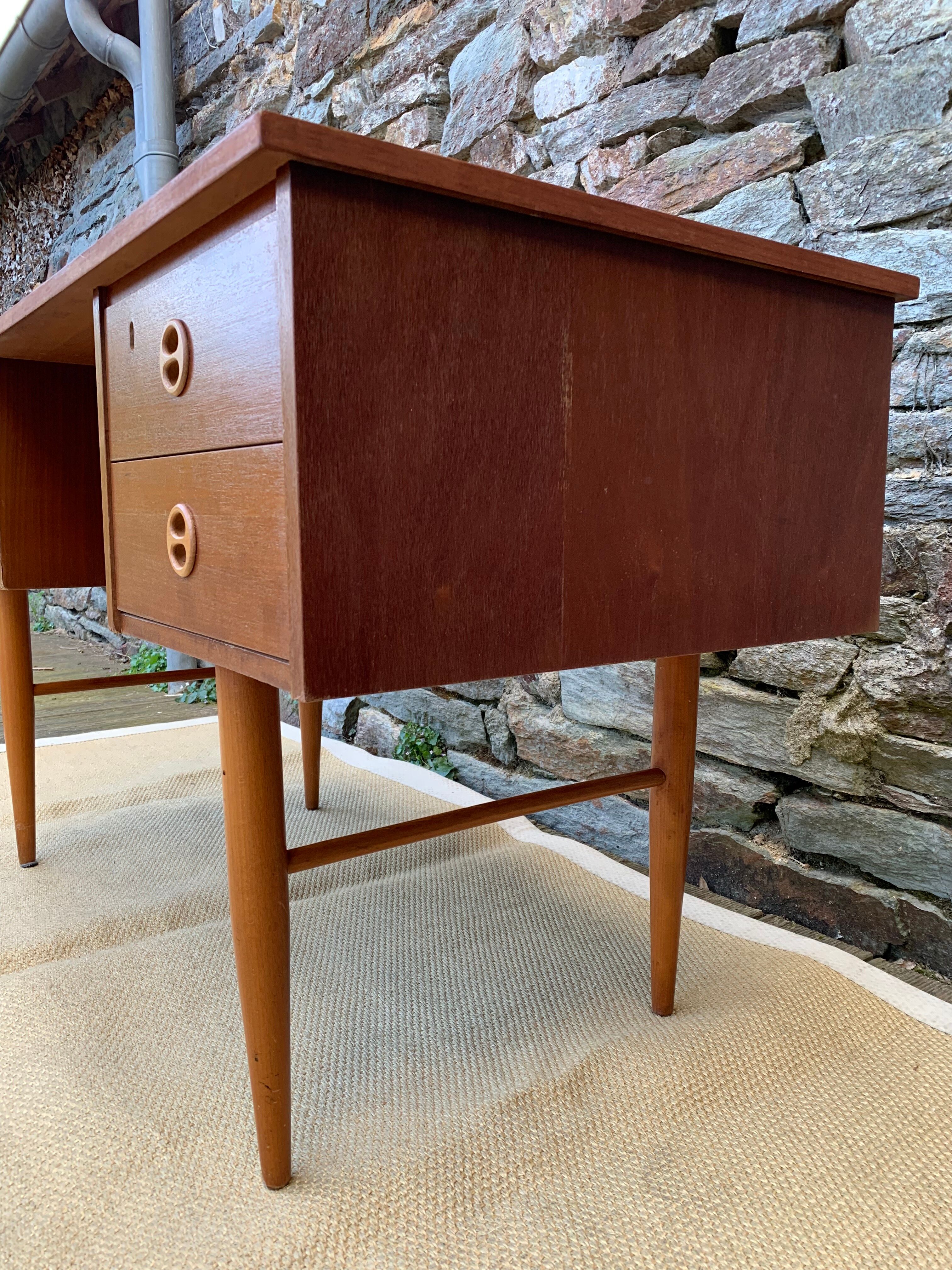 Vintage wooden desk 60's