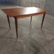 Scandinavian teak table with built-in extension