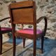 Pair of French Art Deco armchairs in beech, 1930s