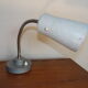 Lampe de bureau 1960 grise peinture graniteuse