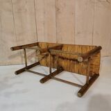 Straw bench